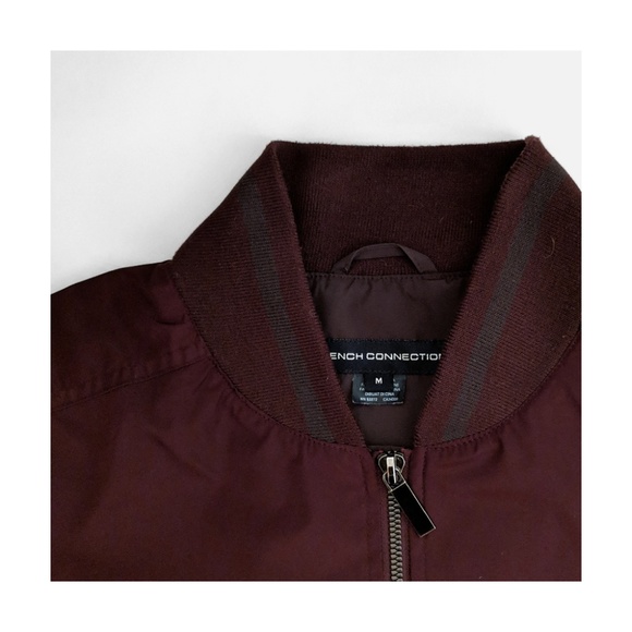 French Connection Plum Bomber Jacket - Picture 4 of 7